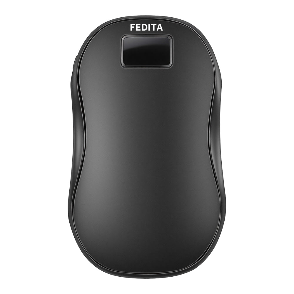 Zevuno Large Capacity Double-sided Heating Digital Display USB Charging Portable Hand Warmer