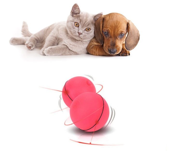 Zevuno LED Laser Electronic Rolling Pet Funny Cat Toy Ball