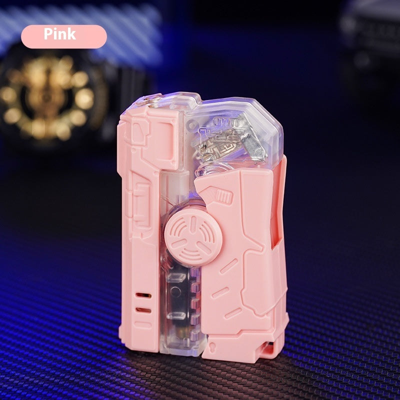 Zevuno Transparent Fingertip Gyro Luminous Lighter
