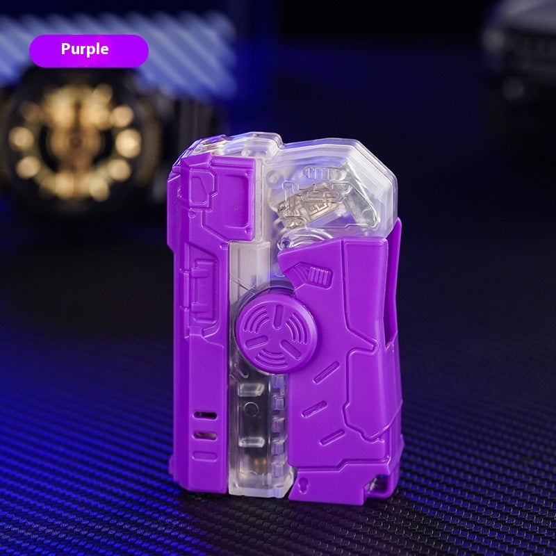 Zevuno Transparent Fingertip Gyro Luminous Lighter