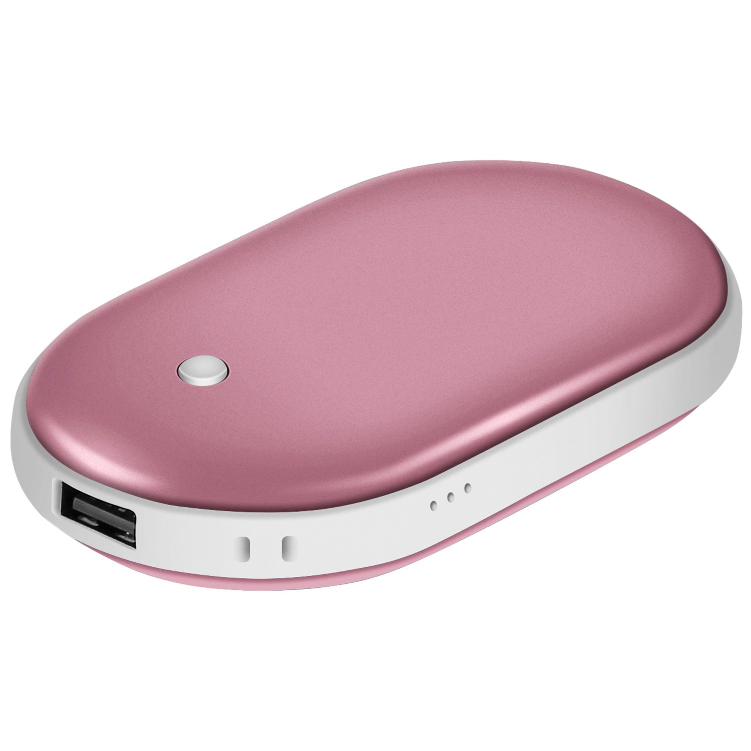 Zevuno Portable Hand Warmer 5000mAh Power Bank Rechargeable Pocket Warmer Double-Sided Heating Handwarmer