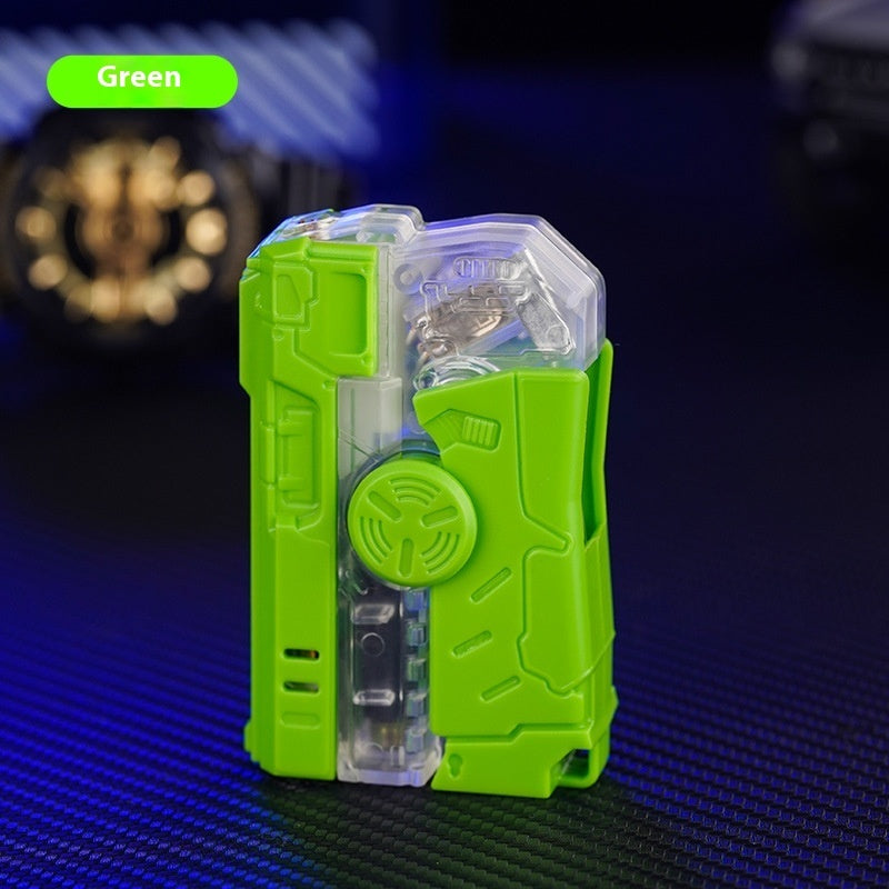 Zevuno Transparent Fingertip Gyro Luminous Lighter