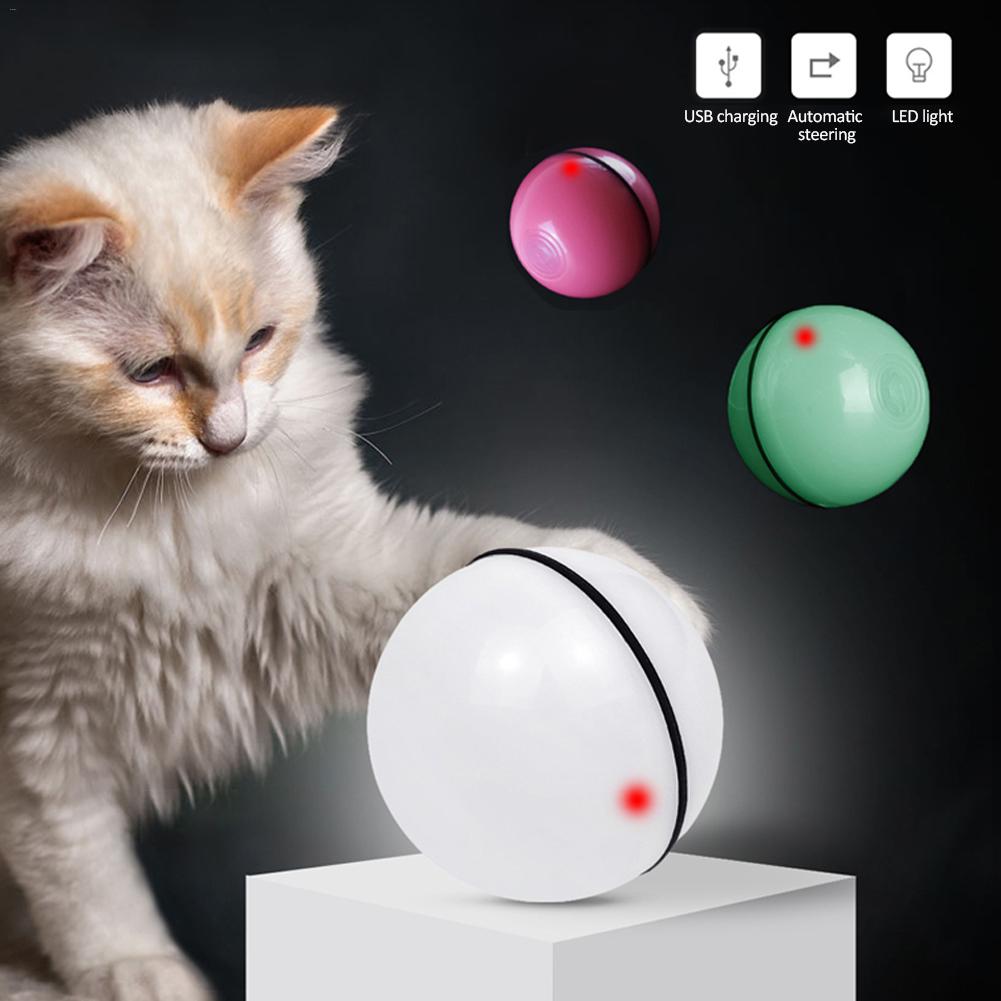 Zevuno LED Laser Electronic Rolling Pet Funny Cat Toy Ball