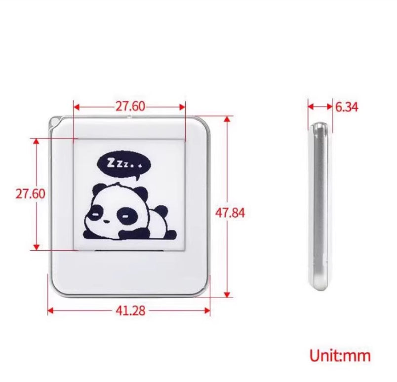 Zevuno E-ink Keychain Battery-free NFC Passive Tri-color